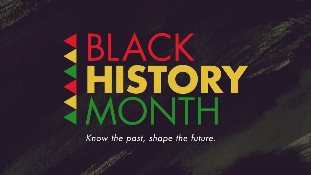 A graphic of Black History Month in British Columbia.
