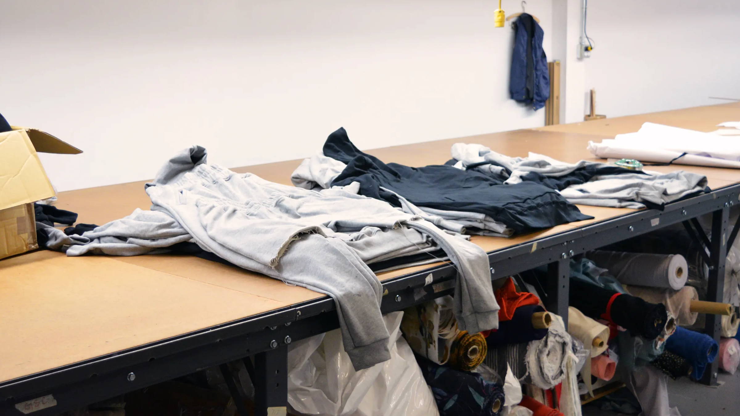 A detailed photo of the factory space where Comfort Collection was made