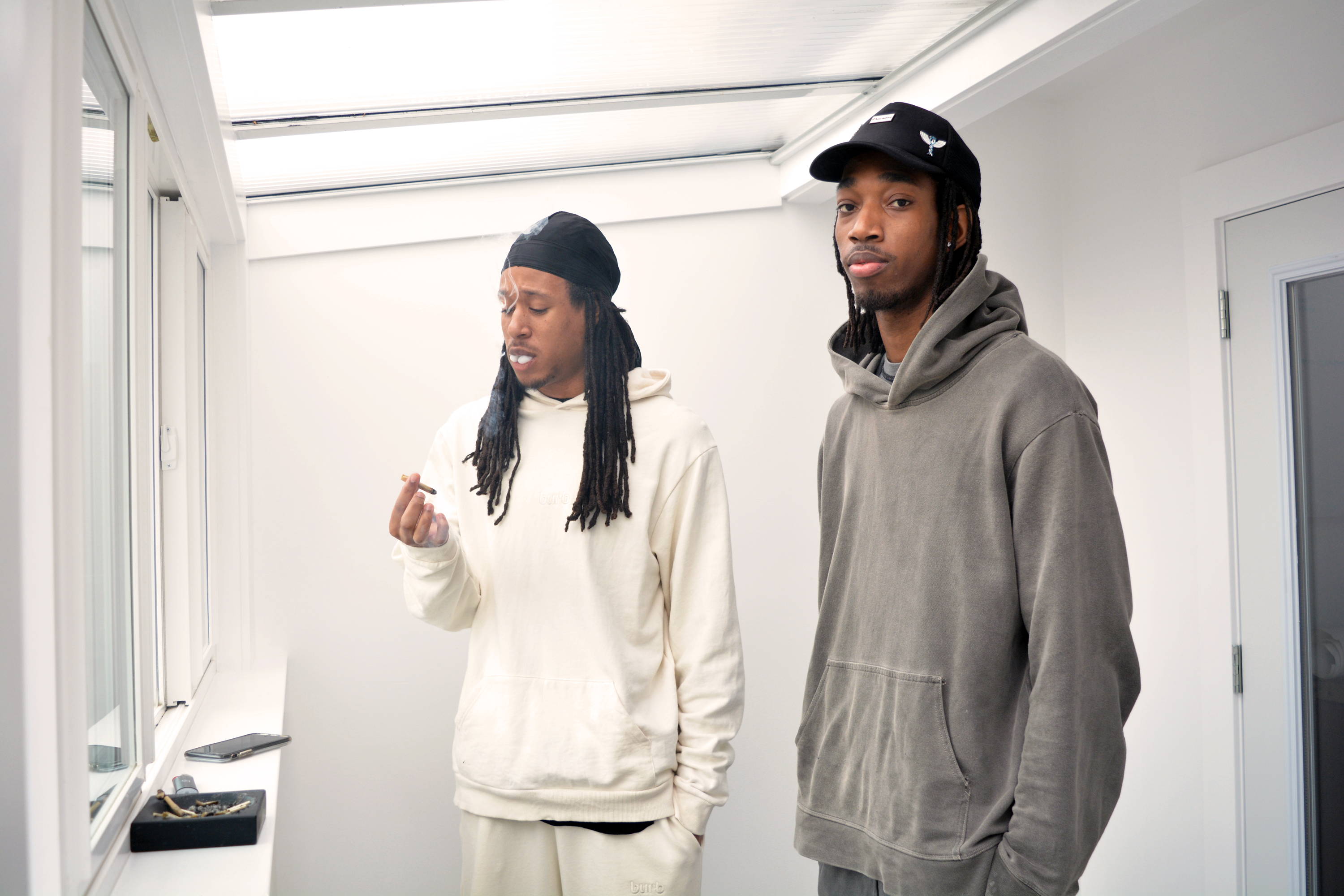 A photo of Hakeem Crooks and Shyeem Ambrose for Burb's Black History Month Q&A.